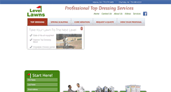 Desktop Screenshot of levellawns.com